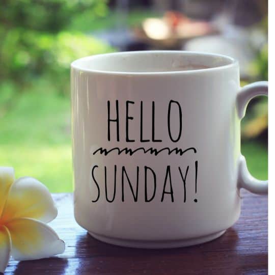 Good morning happy Sunday quotes
