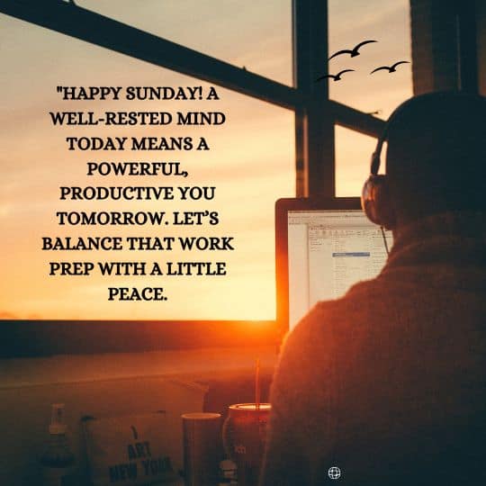 Morning Sunday quotes for work