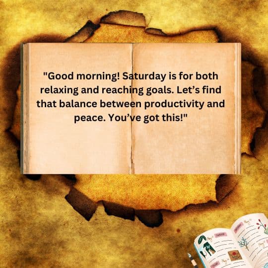 Morning saturday quotes for work