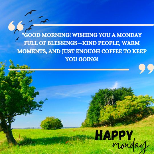 Positive good morning Monday blessings quotes​