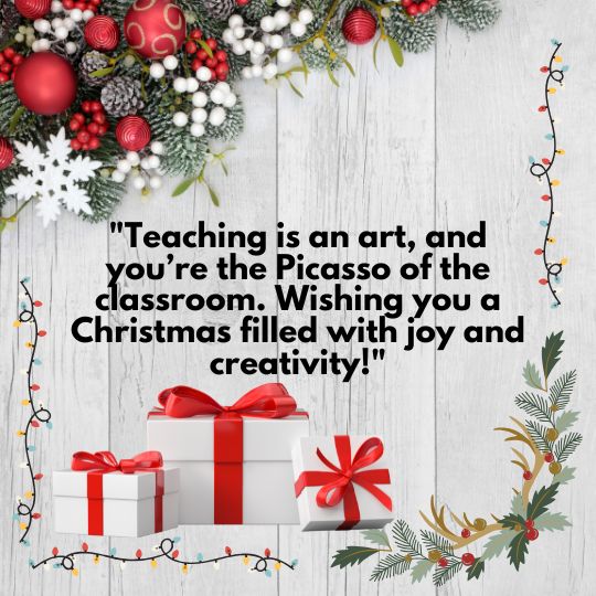 Christmas Quotes for Teachers