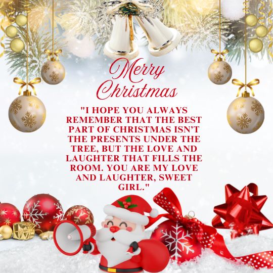 Christmas quotes for daughter from mother