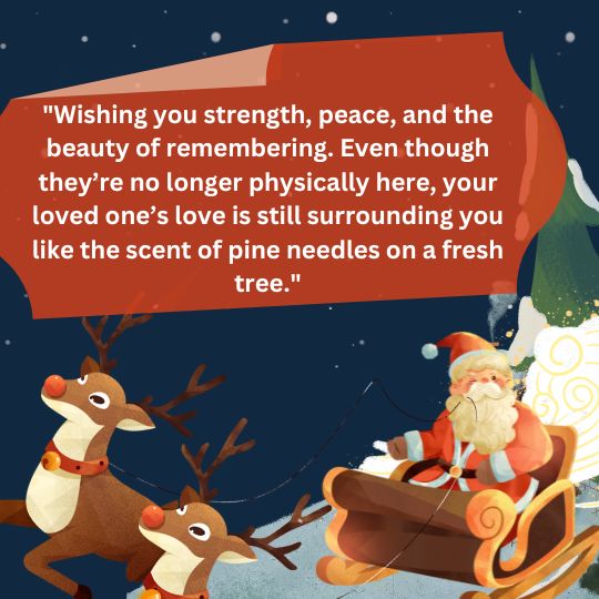 Christmas wish to someone who lost a loved one