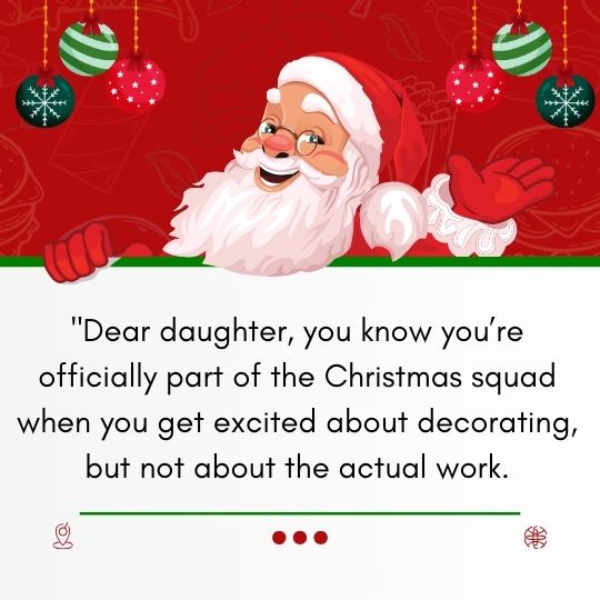 Funny christmas quotes for daughter