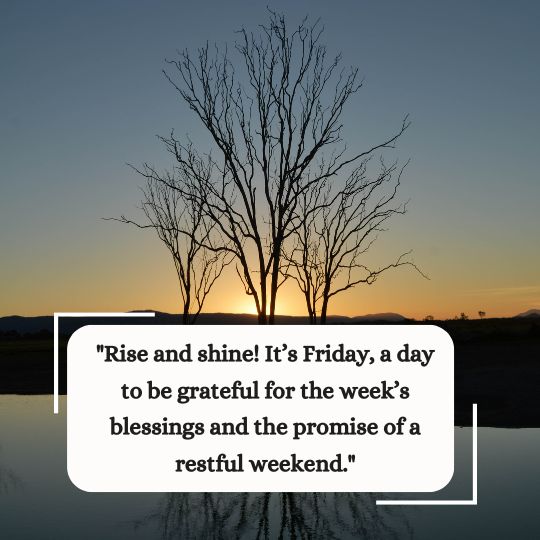 Good morning Happy Friday quotes