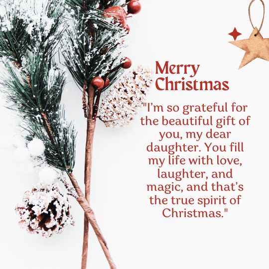 Heartwarming christmas quotes for daughter