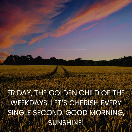 Good morning, Friday quotes​