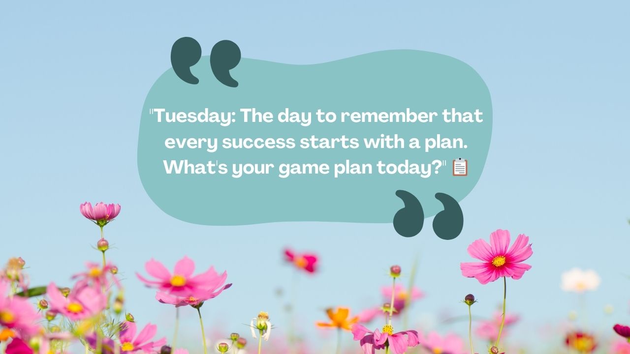 Good Morning Tuesday Quotes