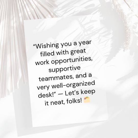 Happy New Year quotes for colleague
