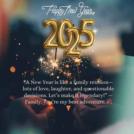 Happy New Year quotes for family