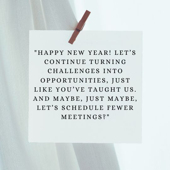 Happy new year quotes for boss