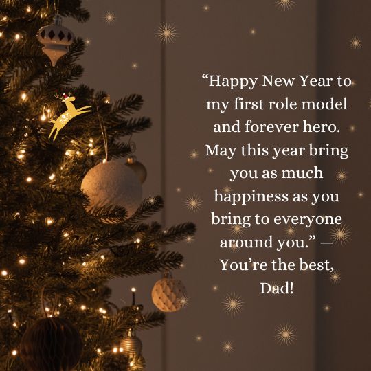 Happy new year quotes for dad