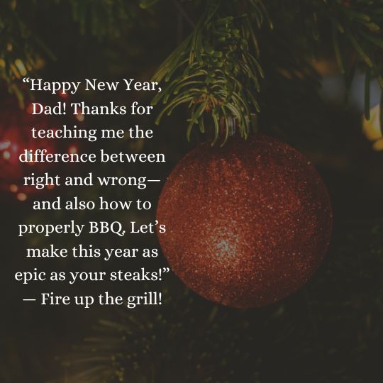 Happy new year quotes for dad