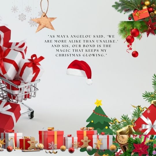Inspirational Christmas quotes for sister