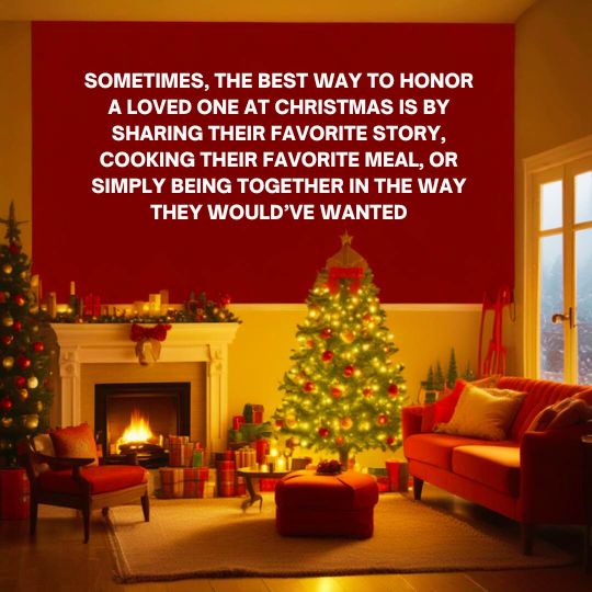 Remembering a loved one at Christmas