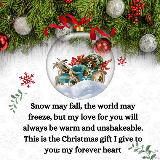 Romantic christmas quotes for husband