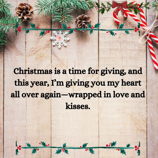 Romantic christmas quotes for husband