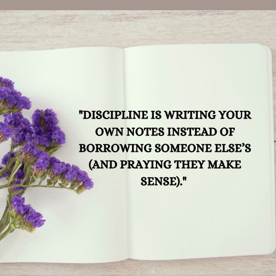 Discipline Quotes for Students