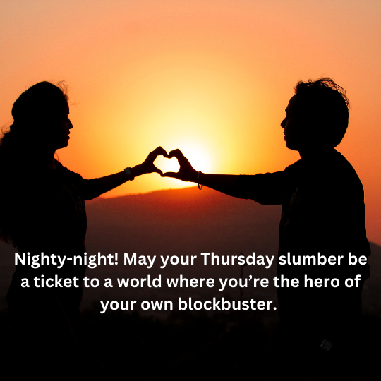 Good Night Thursday sweet dreams messages