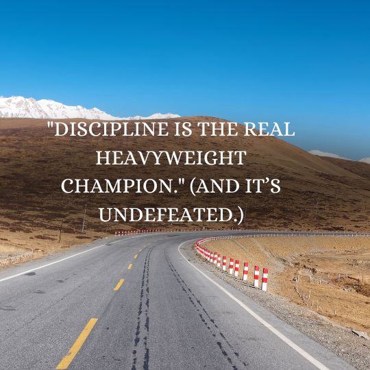 Mike Tyson quotes on discipline
