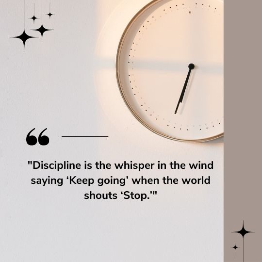 Quotes on discipline