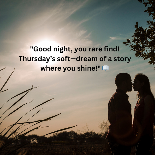 heart touching Thursday Good Night message for someone special