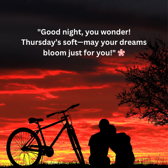 heart touching Thursday Good Night message for someone special