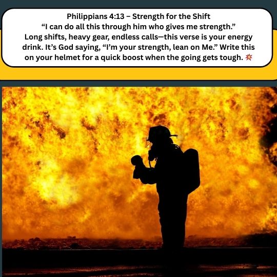 Bible quotes for firefighters​