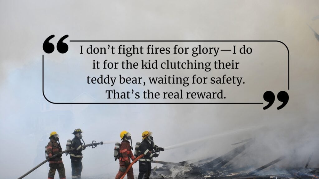 Firefighter quotes